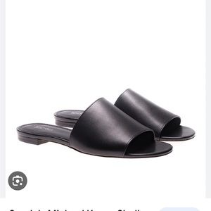 Michael Kors leather Shelly slide
